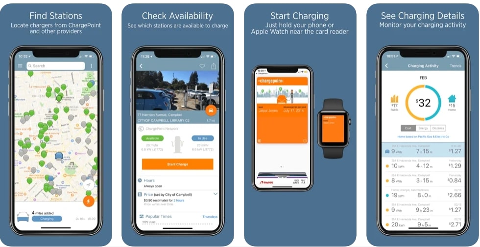 新能源車充電樁APP開發
